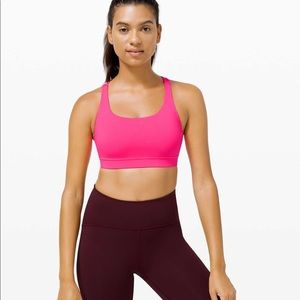 Lululemon Energy Bra SIZE 2
Pink Highlight